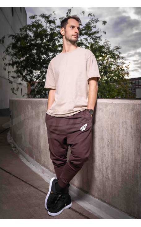Feeney joggers hnědé